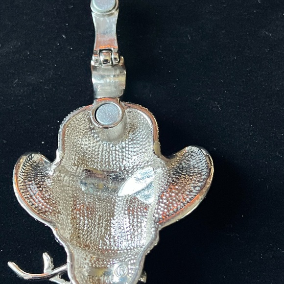 Spikes Men’s/ ladies Round box chain 26” and Rhinestone Skeleton - Picture 8 of 12